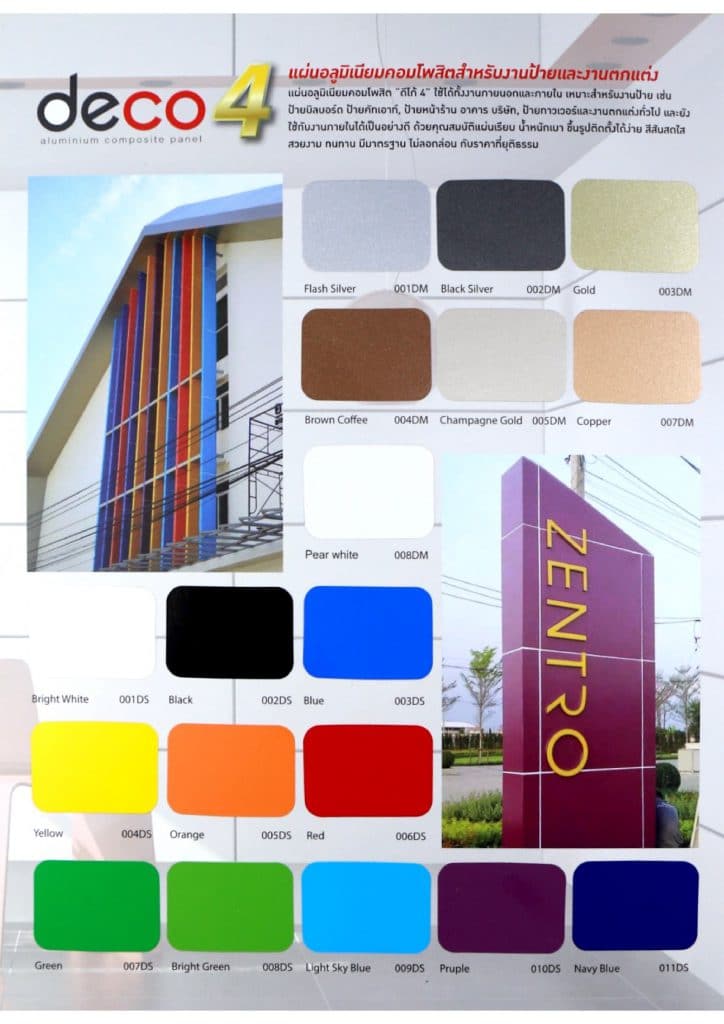 อลูมิเนียมคอมโพสิต ดีโก้ Deco