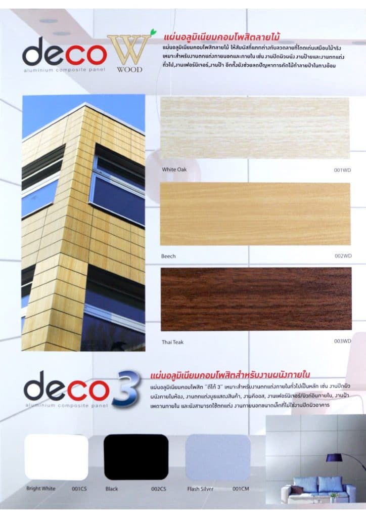 อลูมิเนียมคอมโพสิต ดีโก้ Deco