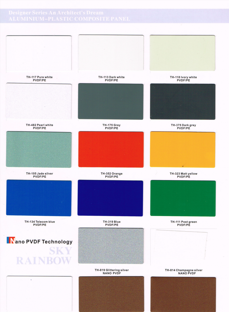อลูมิเนียมคอมโพสิต Sky Rainbow