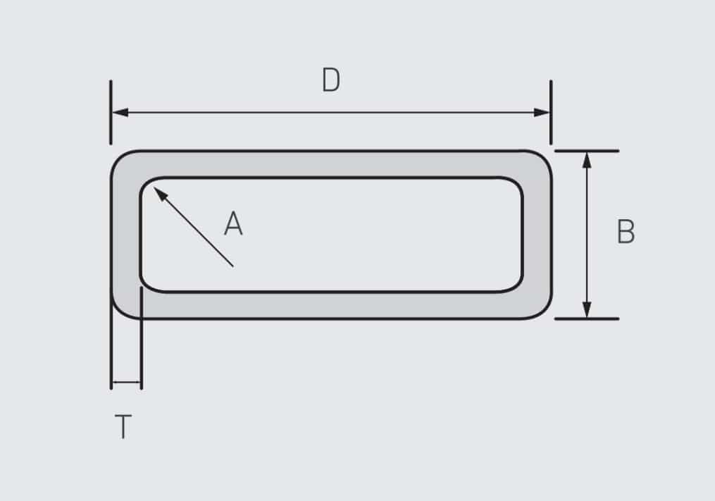 เหล็กกล่องท่อแบนกัลวาไนซ์