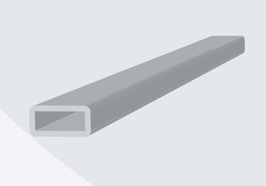 เหล็กกล่องท่อแบนกัลวาไนซ์