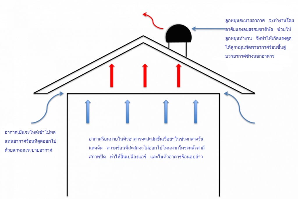 ลูกหมุนระบายอากาศ
